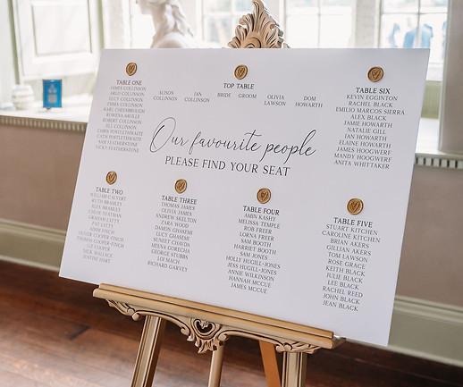Wedding Table Plan