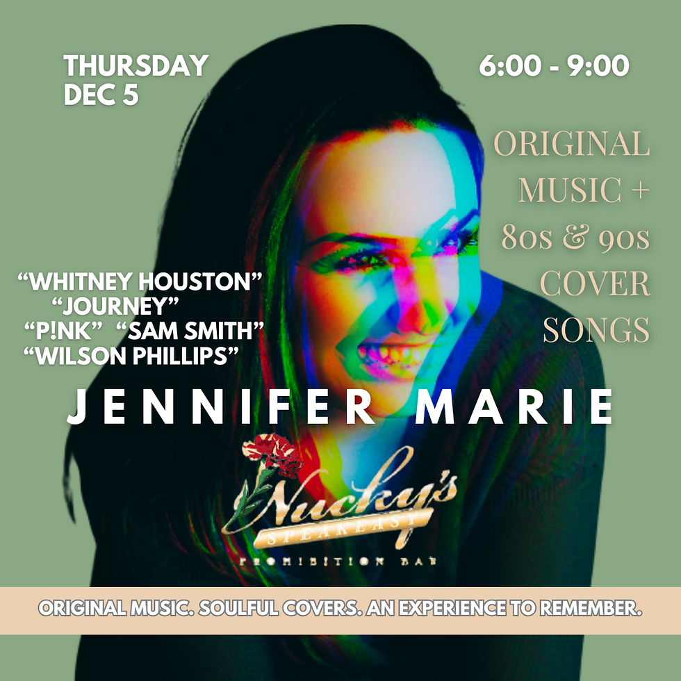 "TAKE ME BACK" Live at Nucky's Speakeasy