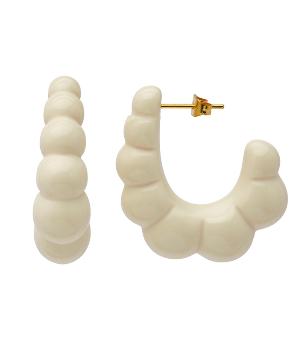 Creampuff Earrings