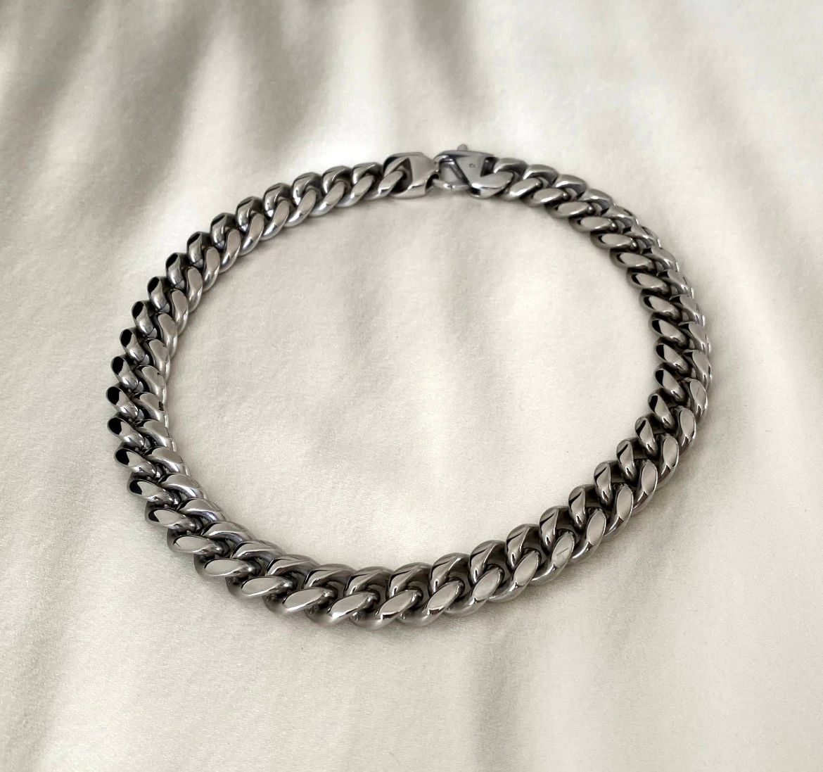 Silver Chubby Chainlink 