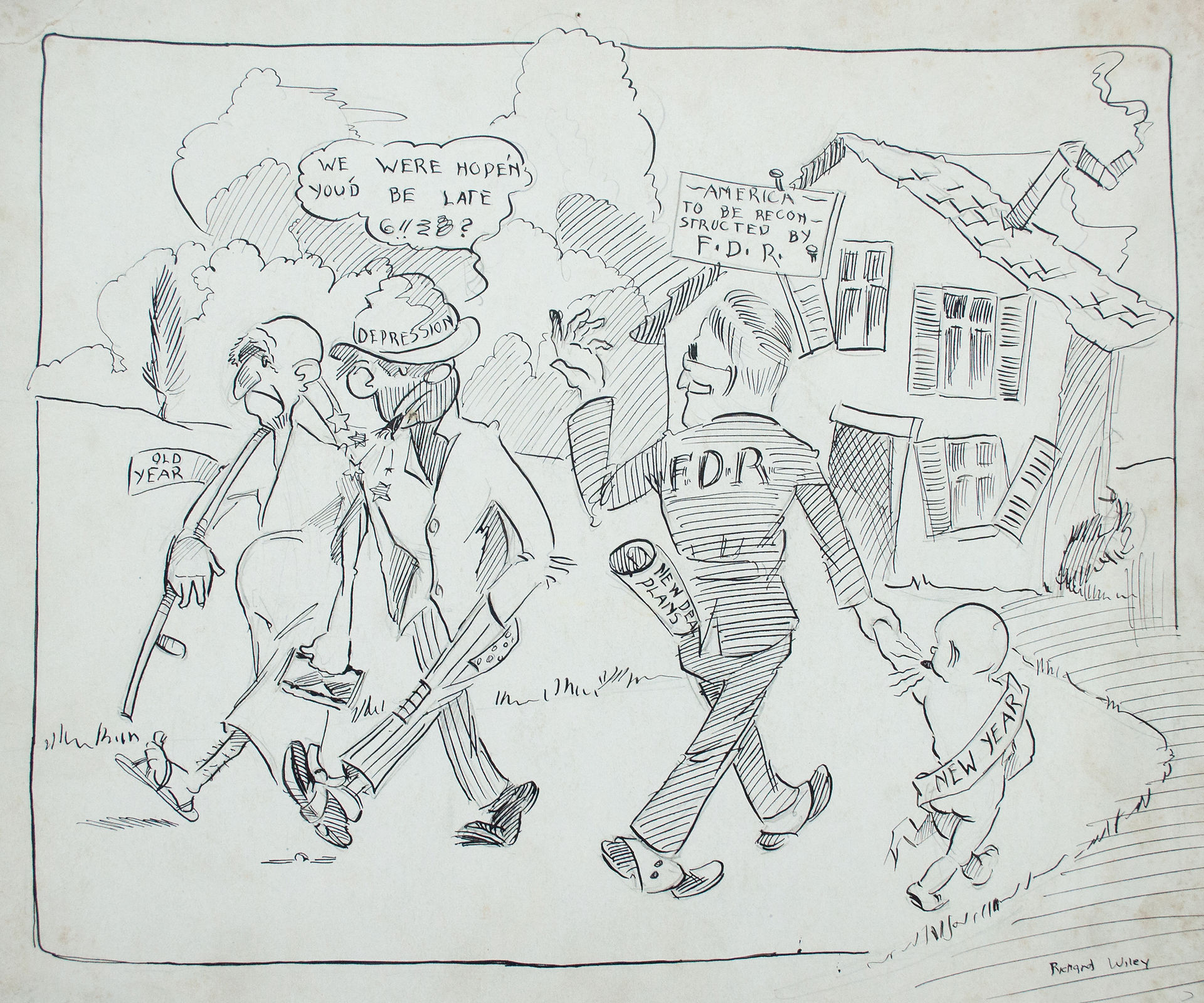 High Times cartoon sketch