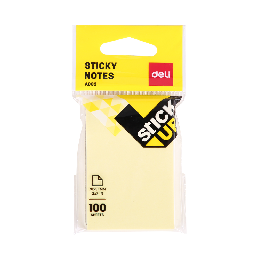 Deli Sticky Notes 3x2 inch 100 Sheets
