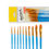 الصورة المصغرة: Mont Marte Assorted Brush Set Discovery 10pc