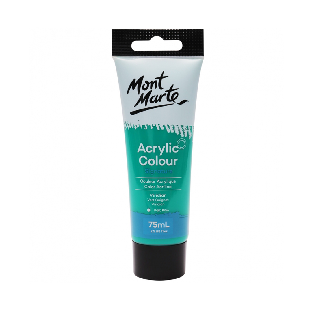 Mont Marte Signature Acrylic Colour 75ml (2.54oz) - Viridian