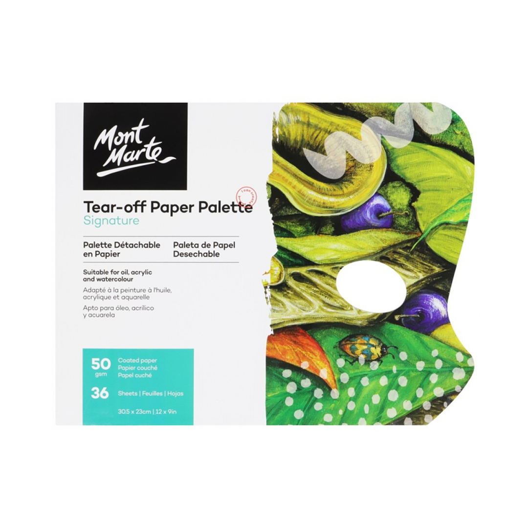 Mont Marte Signature Tear-off Paper Palette 50gsm 36 Sheet