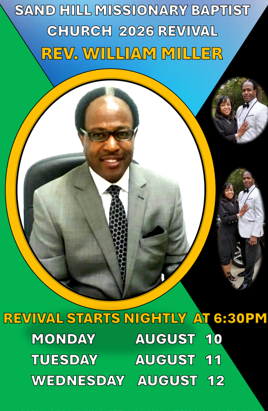 Sand Hill Missioanry Baptist Church Revival