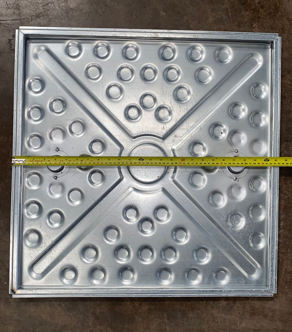 Thumbnail: Manhole Cover and Frame 600x600 Solid Top 5Tonne