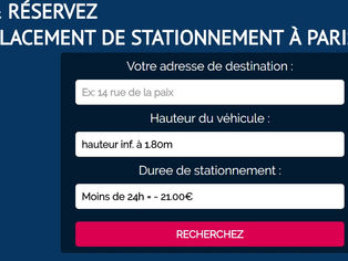 Comparez & Réservez votre parking à Paris