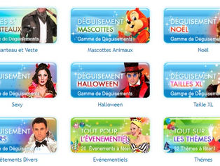 Grand choix de déguisements pour adulte