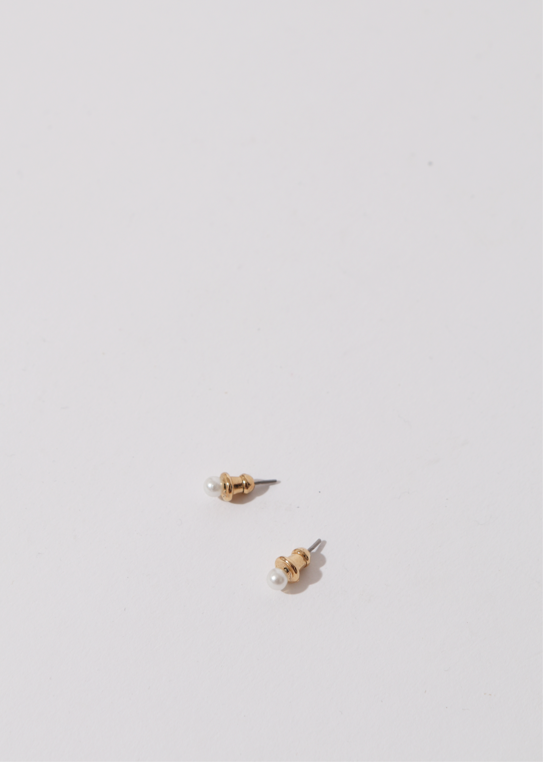 faux pearl studs