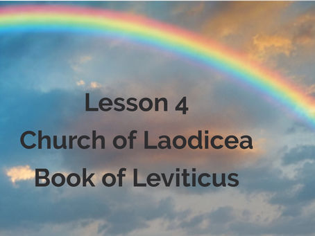 The Book of Leviticus The Pattern of Justification and Sanctification