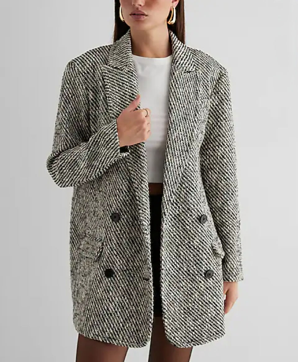 Express Tweed Double Breasted