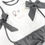 Thumbnail: Girls Black Gingham Diaper Set