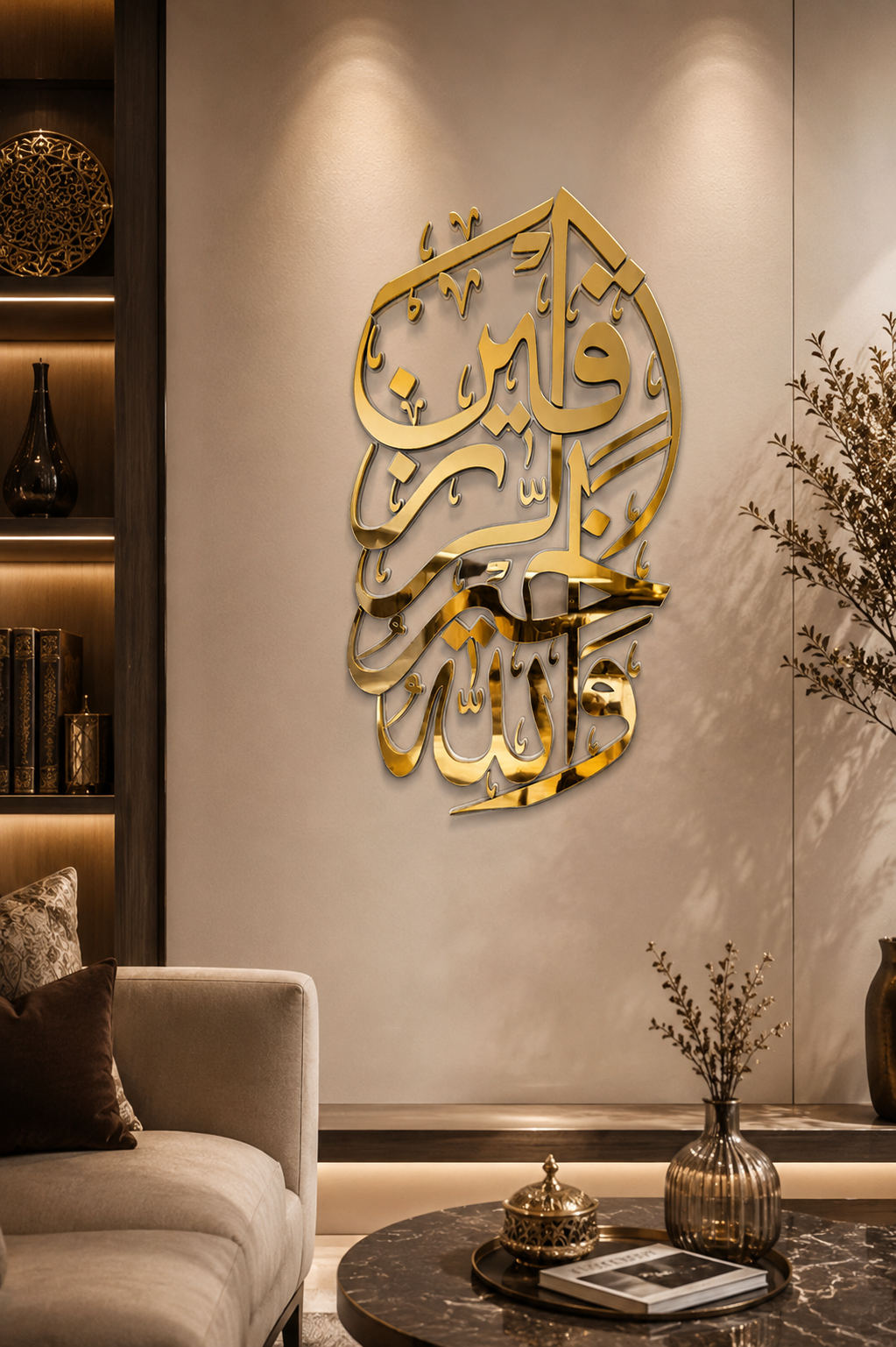 And God is the best of providers wall art (والله خير الرازقين)