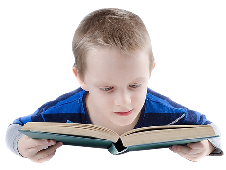 Young-boy-reading-a-book