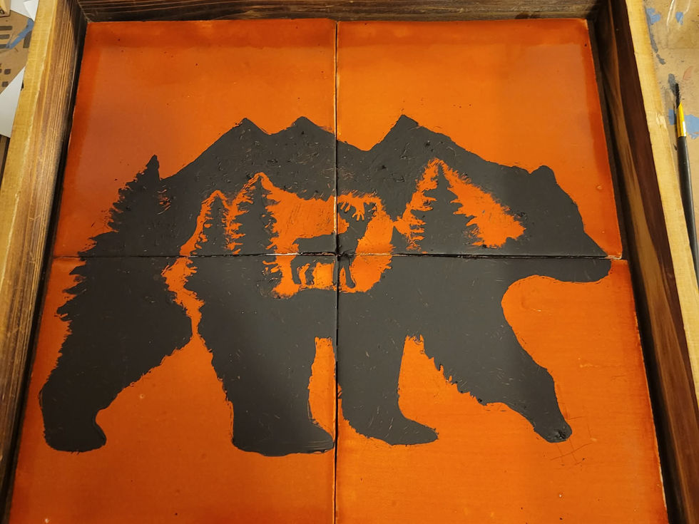 Black Bear Wall Hanging