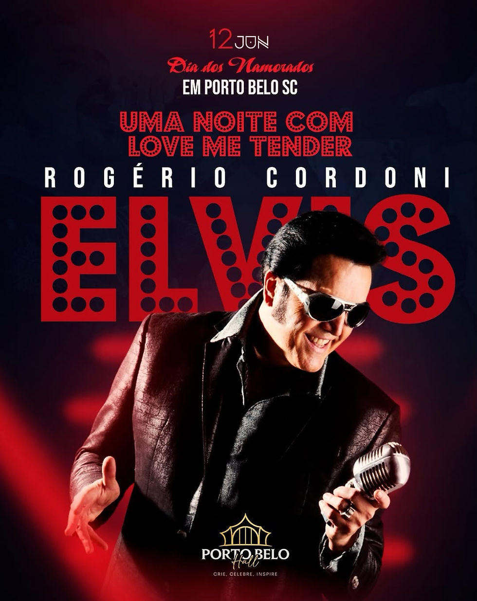 Élvis com Rogério Cordoni