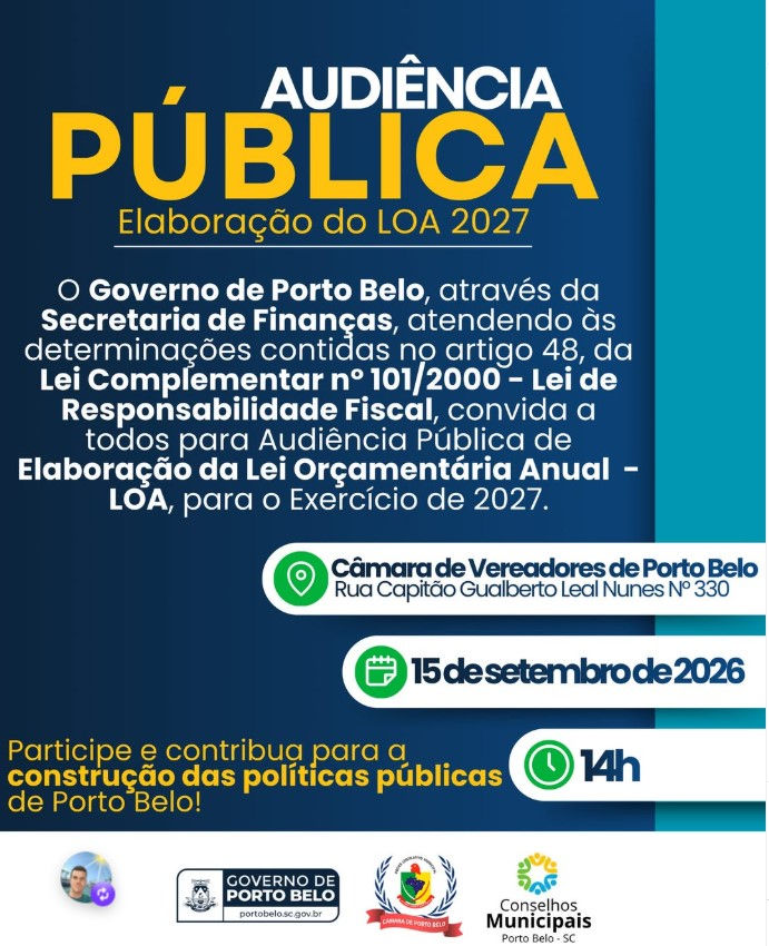 Audiência Pública Elaboração do LOA 2027