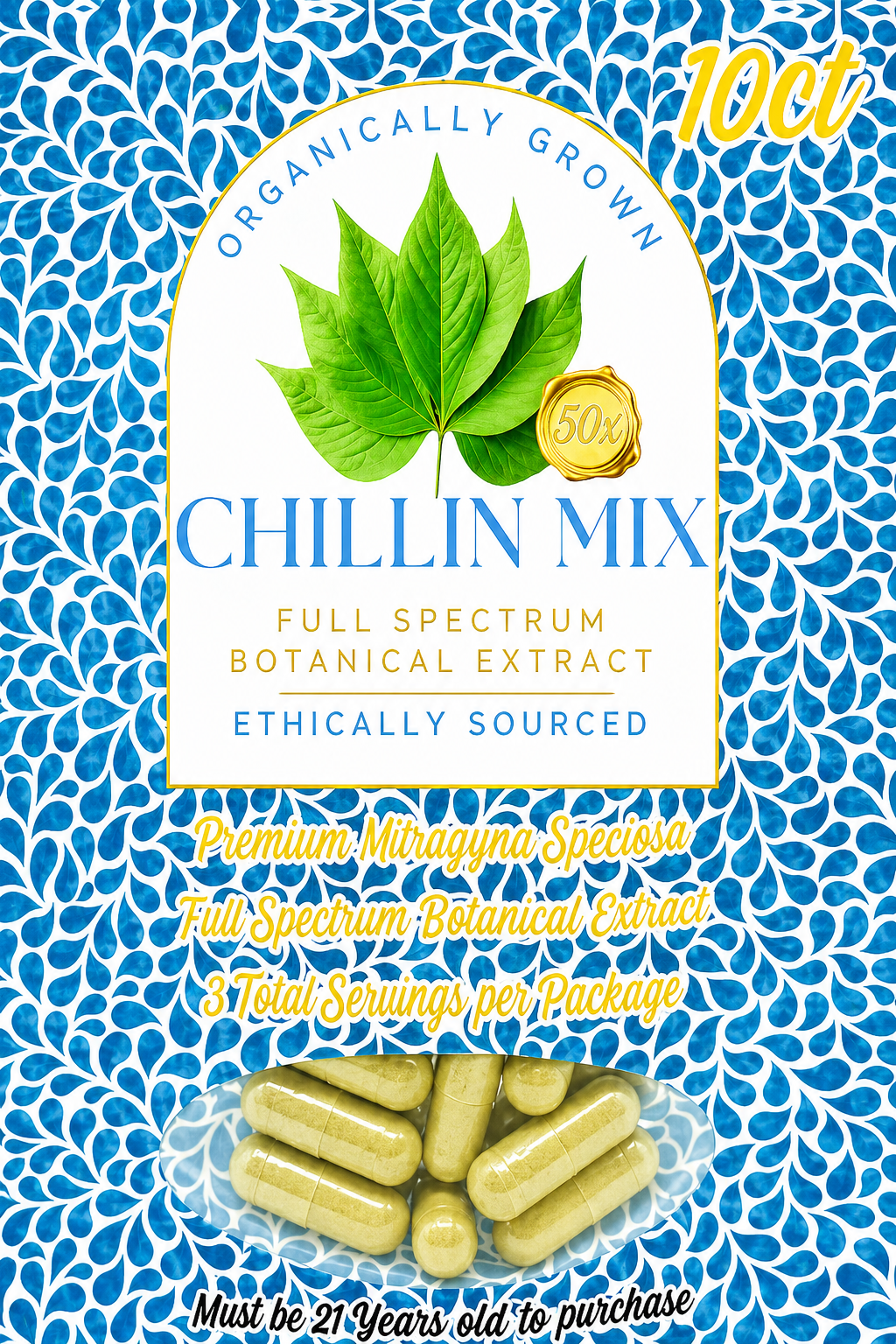 Chillin Mix 10ct Full Spectrum Extract (30x Formula)