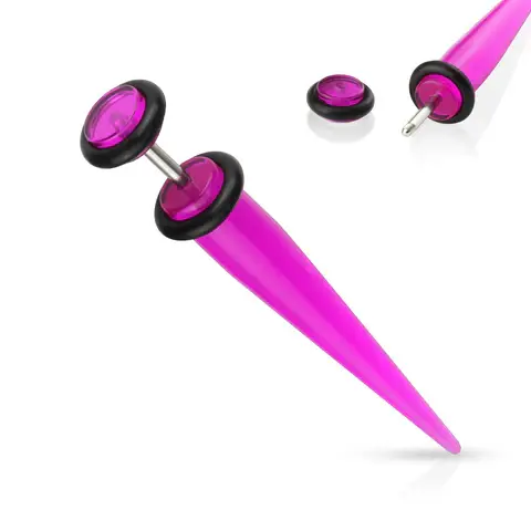 Fake Acrylic Purple Stretcher
