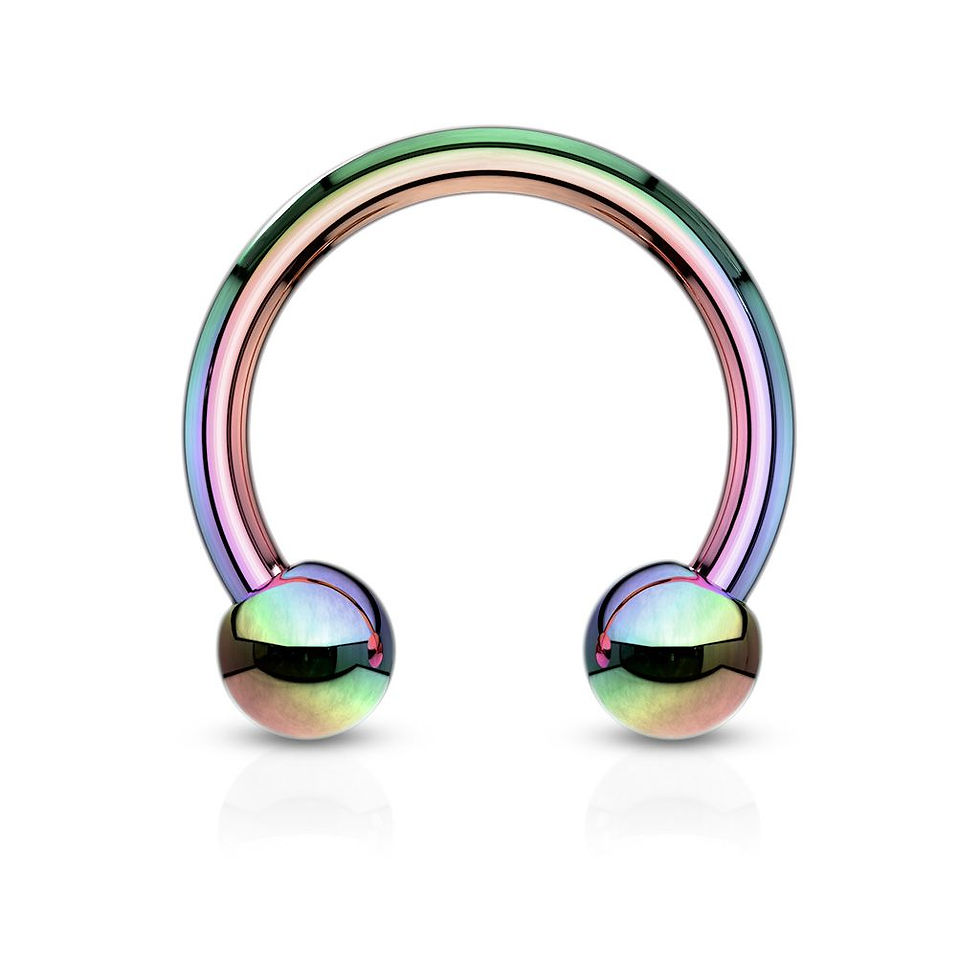 Rainbow Steel Horseshoe