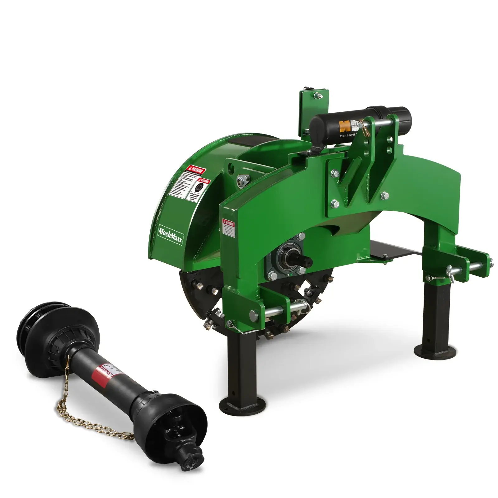 3-Point PTO Stump Grinder with 34 Carbide Teeth (PTO Shaft Included - MechMaxx