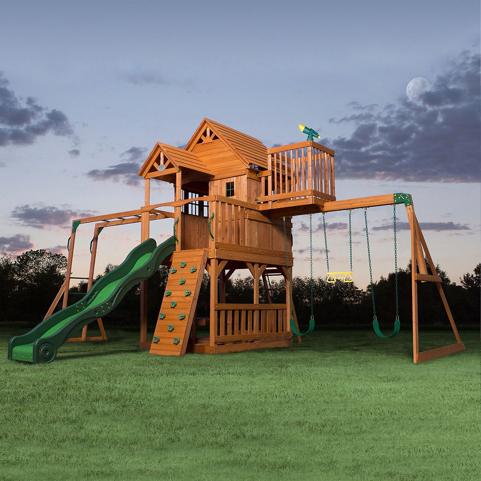 Thumbnail: Skyfort II Swing Set - Backyard Discovery