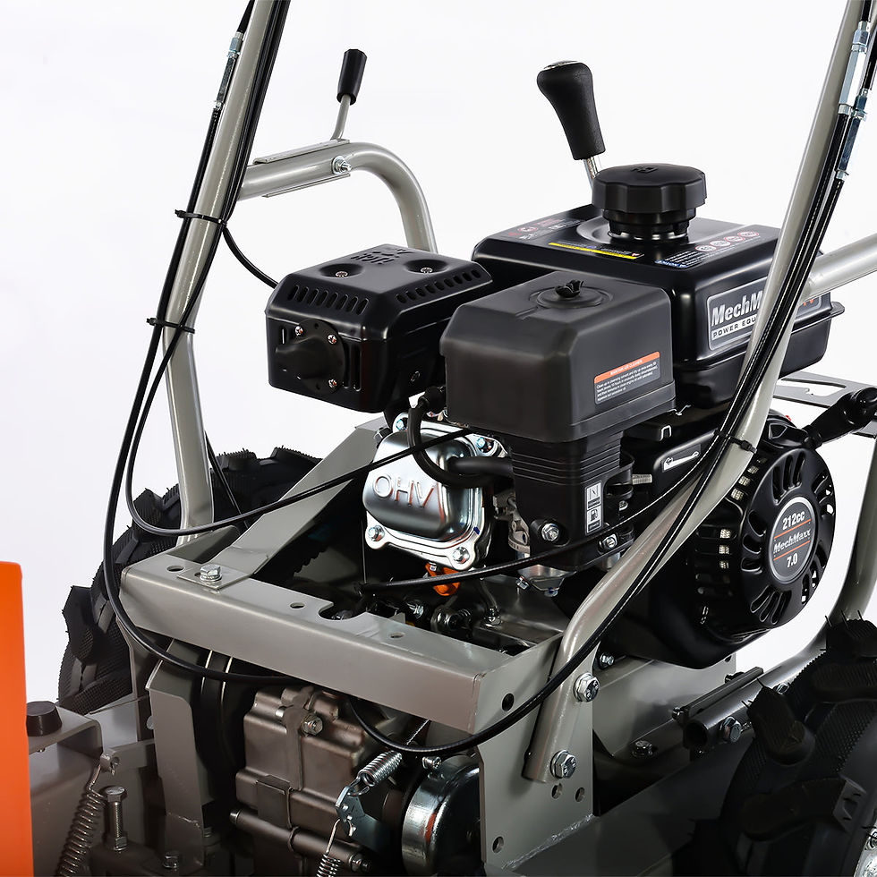 Thumbnail: 660lbs Capacity 7HP Gas Powered Wheelbarrow  Cart T30 3F+1R Gearbox , T30