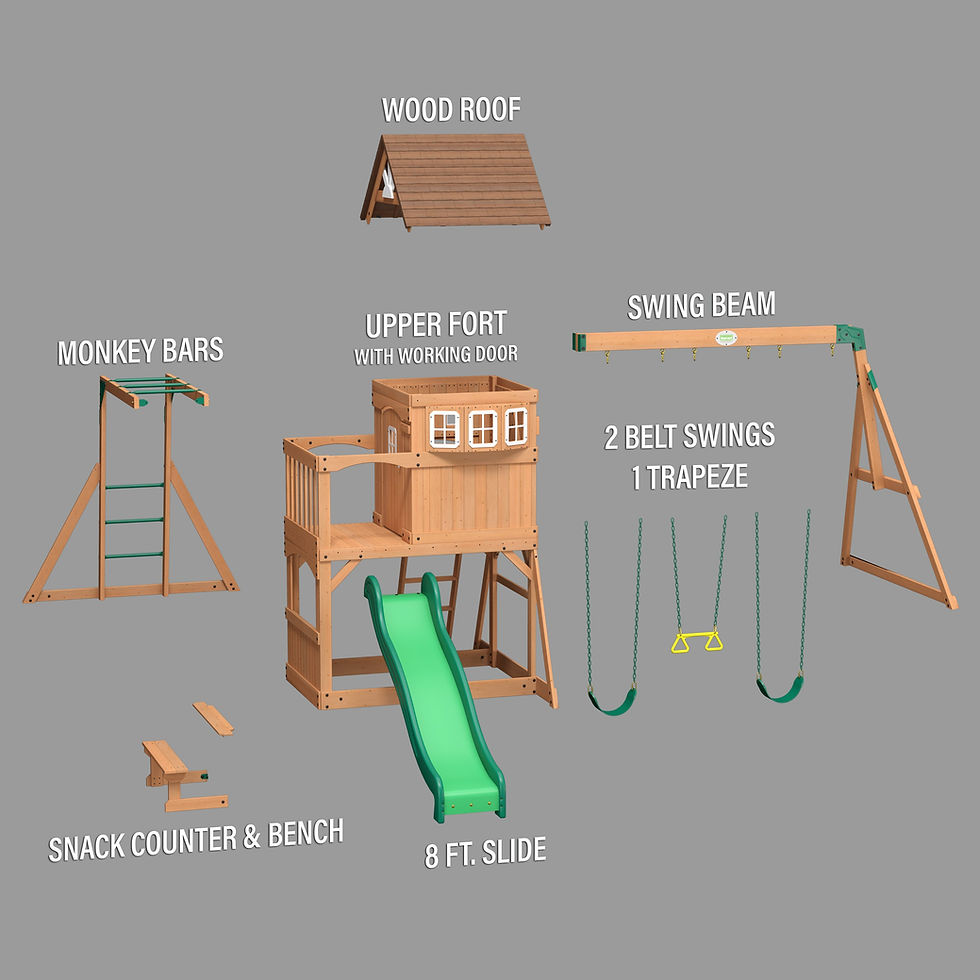 Thumbnail: Montpelier Swing Set - Backyard Discovery