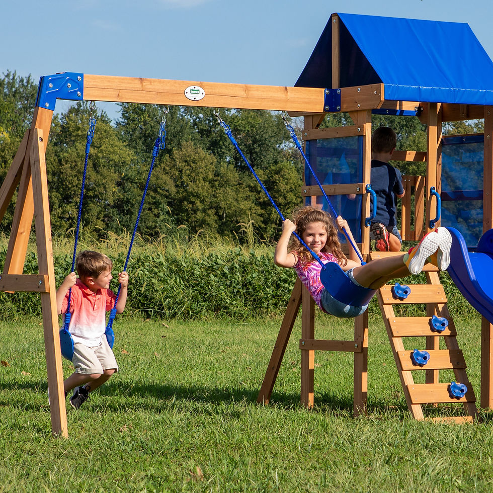 Thumbnail: Aurora Swing Set - Backyard Discovery