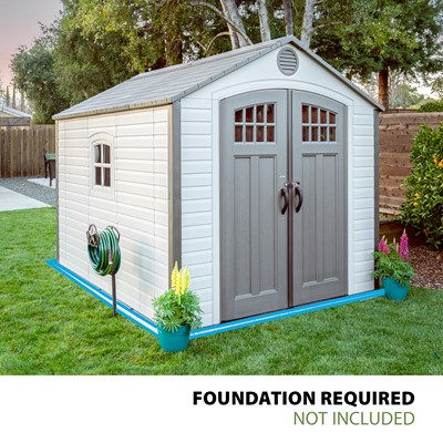 Thumbnail: Lifetime 8 Ft. x 10 Ft. Outdoor Storage Shed - Lifetime Products