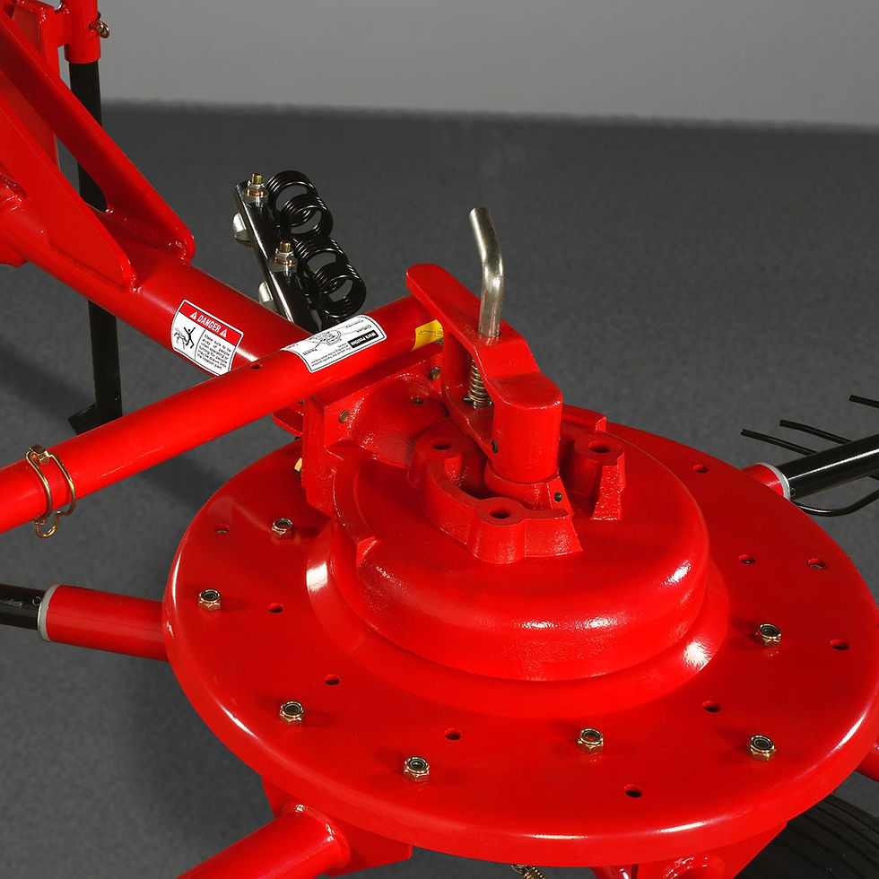 Thumbnail: 100" Mechmaxx 3-Point Hitch 6 Rotary Pull-Type Hay Rake Tedder ,  15-50Hp ,  HT1