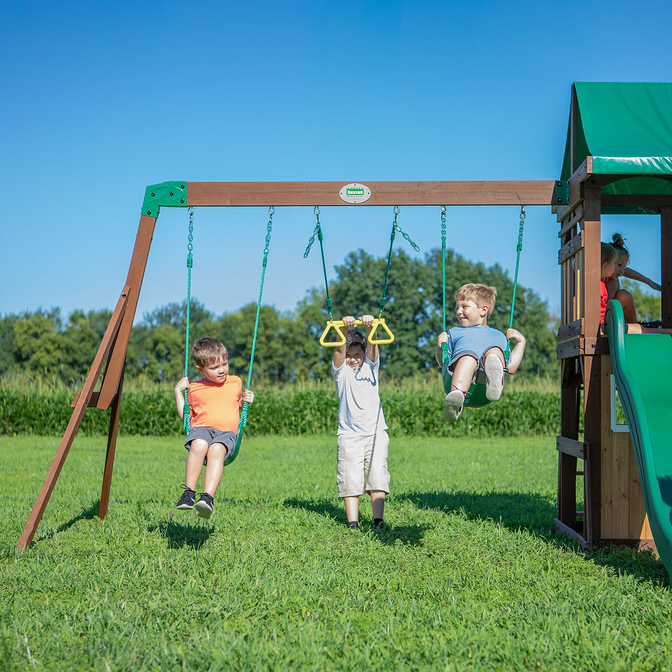Thumbnail: Lakewood Swing Set - Backyard Discovery