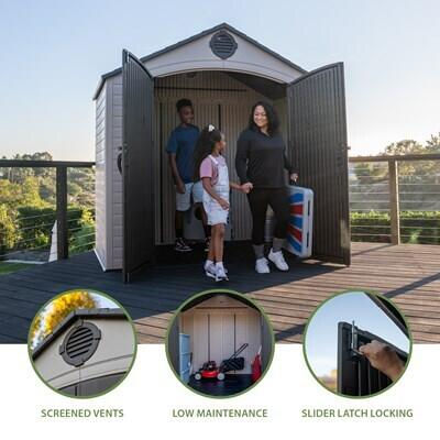 Thumbnail: Lifetime 8 x 5 Outdoor Storage Shed - Lifetime Products