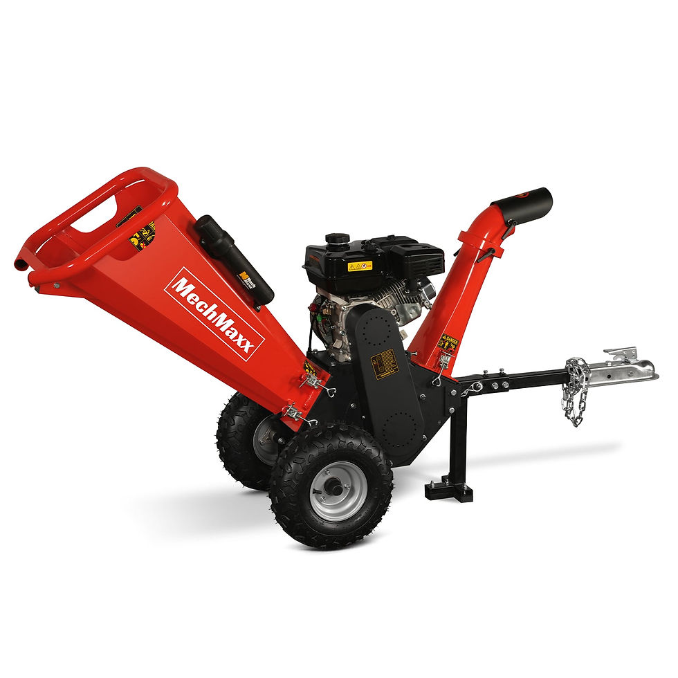 Thumbnail: 4 inch DUCAR 212cc 7hp Gas Engine Powered Wood Chipper with Towbar,  GS650