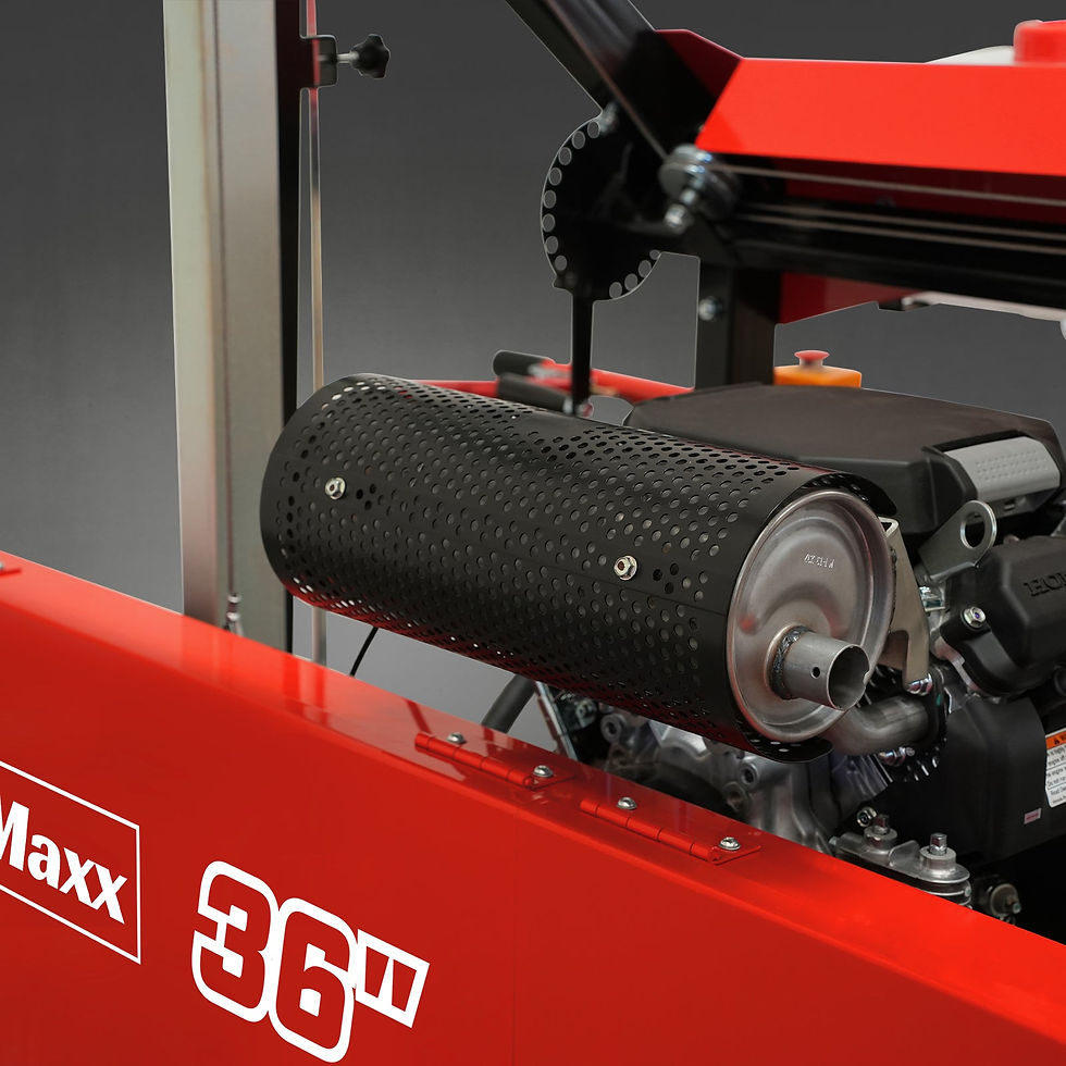 Thumbnail: 36" MAX Portable Sawmill,  25HP 688cc HONDA GX690 V-Twin Engine,  35" Board Widt