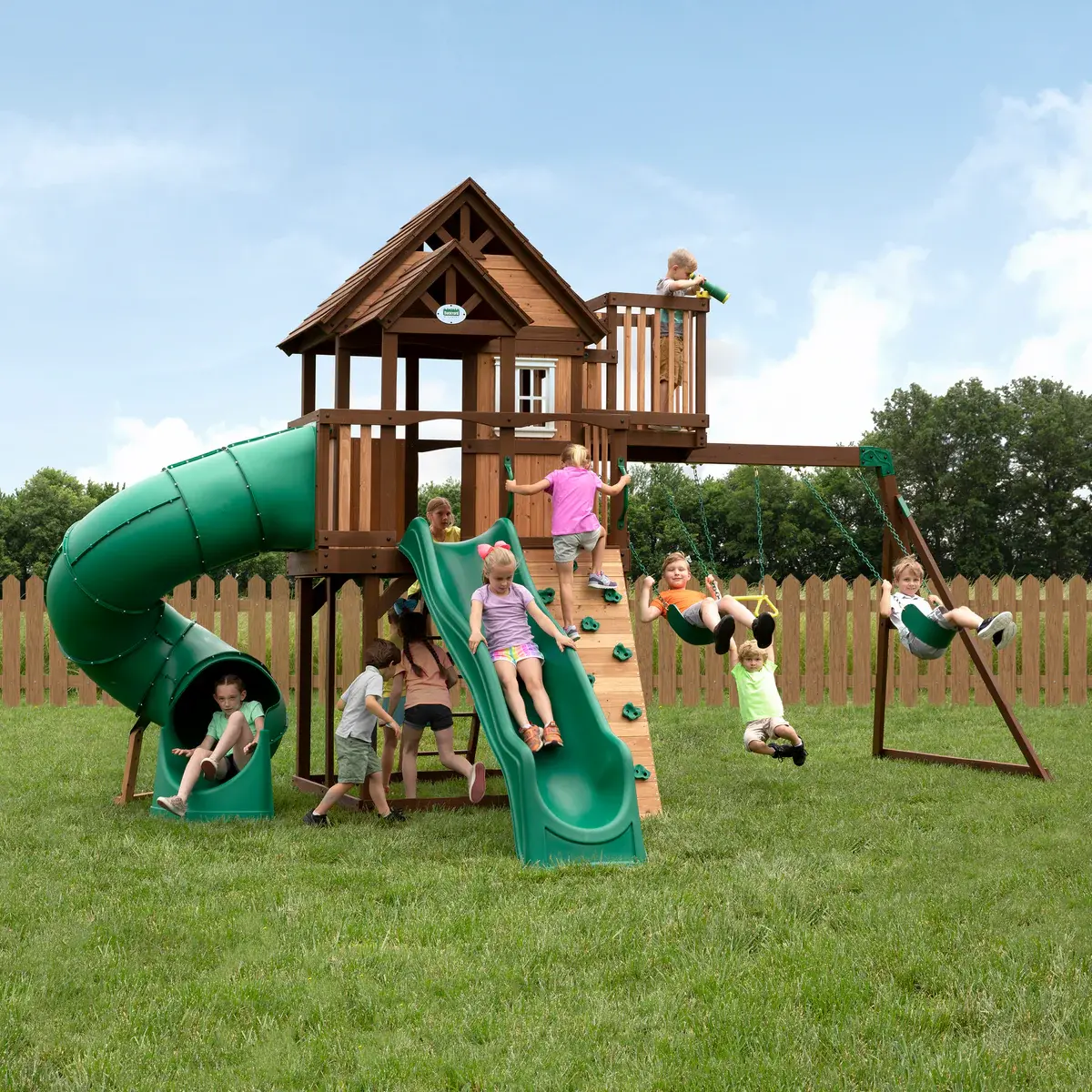 Skyfort III Swing Set - Backyard Discovery