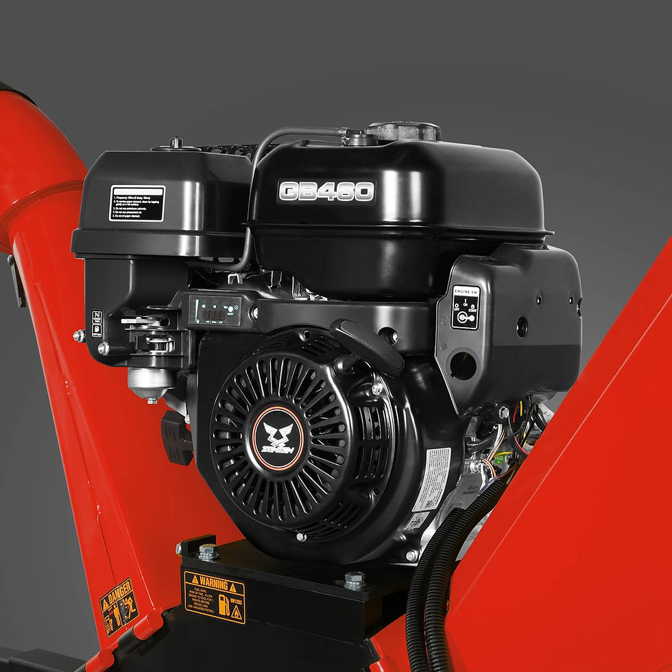 Thumbnail: 5 inch E-start ZONSEN 459cc Gasoline Engine Powered Wood Chipper ,  GS1500
