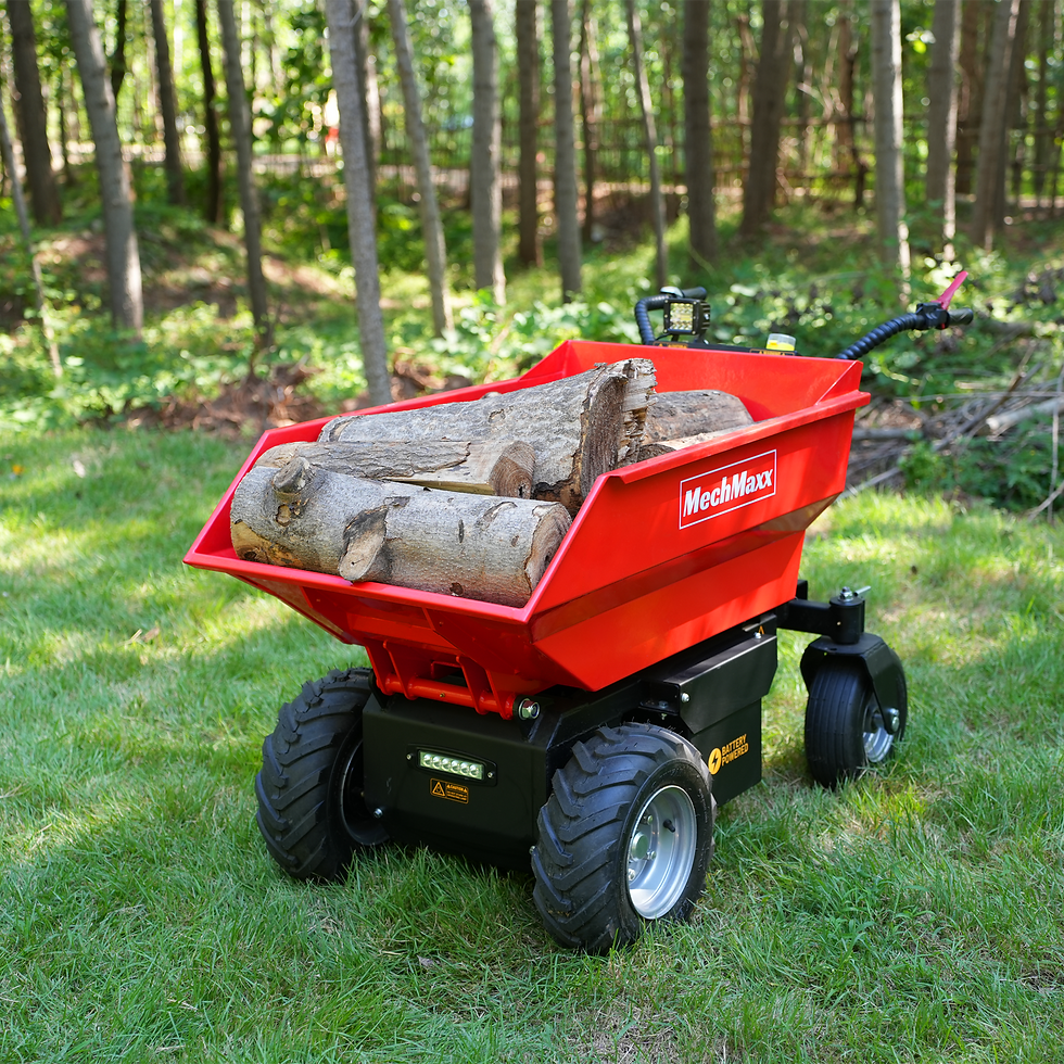 Thumbnail: 1100lb Loading 1000W DC Motor 48V Battery Powered Hydraulic Tipping Dump Cart,