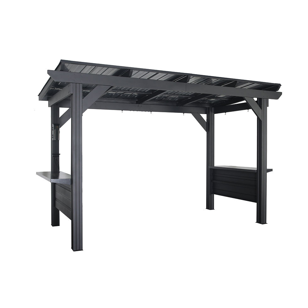 Thumbnail: Rockport XL Steel Grill Gazebo - Backyard Discovery