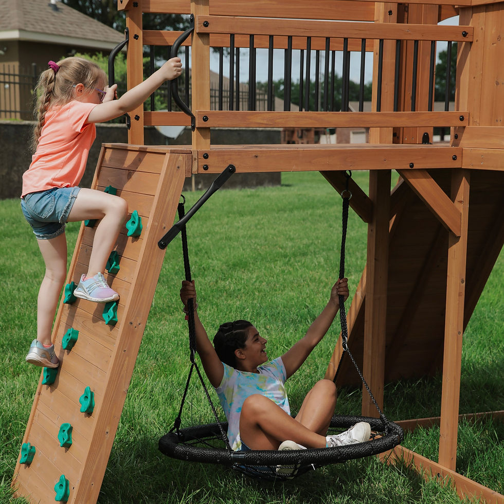 Thumbnail: Sterling Point Swing Set - Backyard Discovery