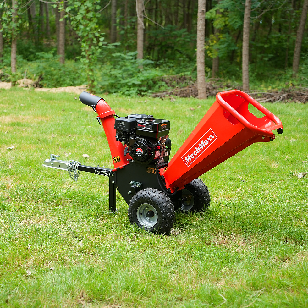 Thumbnail: 4 inch DUCAR 212cc 7hp Gas Engine Powered Wood Chipper with Towbar,  GS650