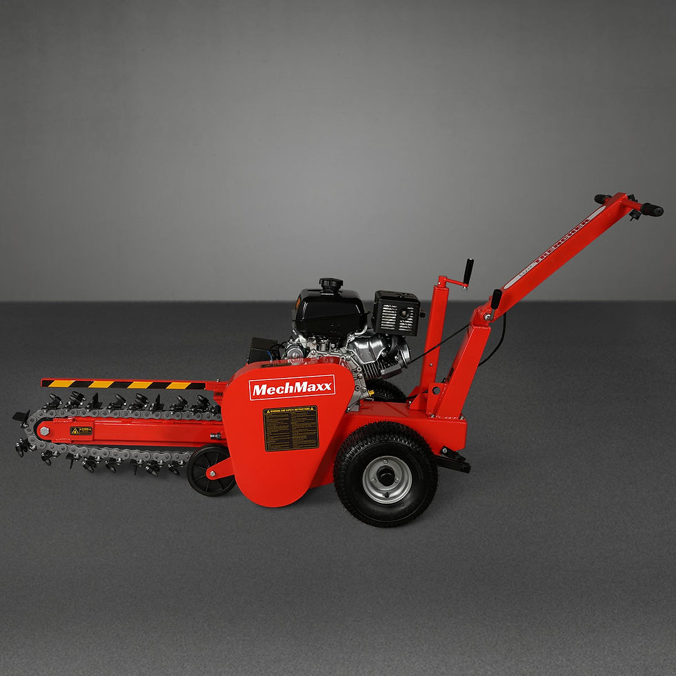 Thumbnail: 14HP 429cc KOHLER E-start 24'' Ditching Mini Trencher ,  TCR1500