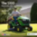 Thumbnail: S100 42 in. 17.5 HP Gas Hydrostatic Riding Lawn Mower - John Deere