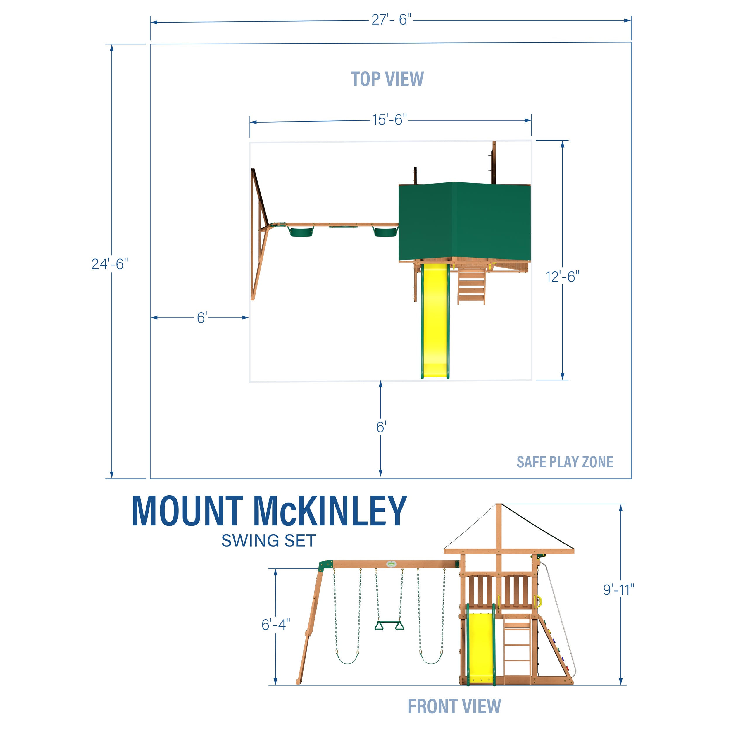 Mount McKinley Swing Set - Backyard Discovery
