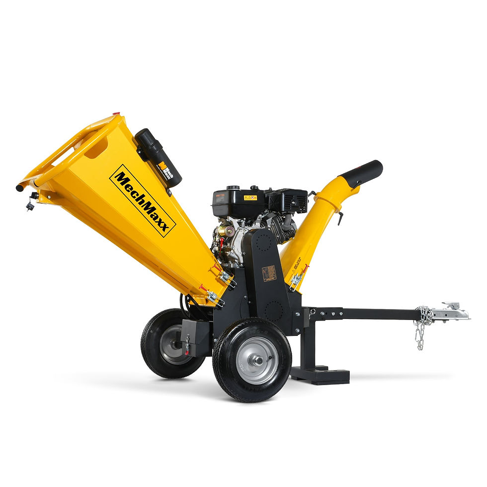 Thumbnail: 5 inch E-start DUCAR 420cc Gasoline Engine Powered Wood Chipper,  GS1500