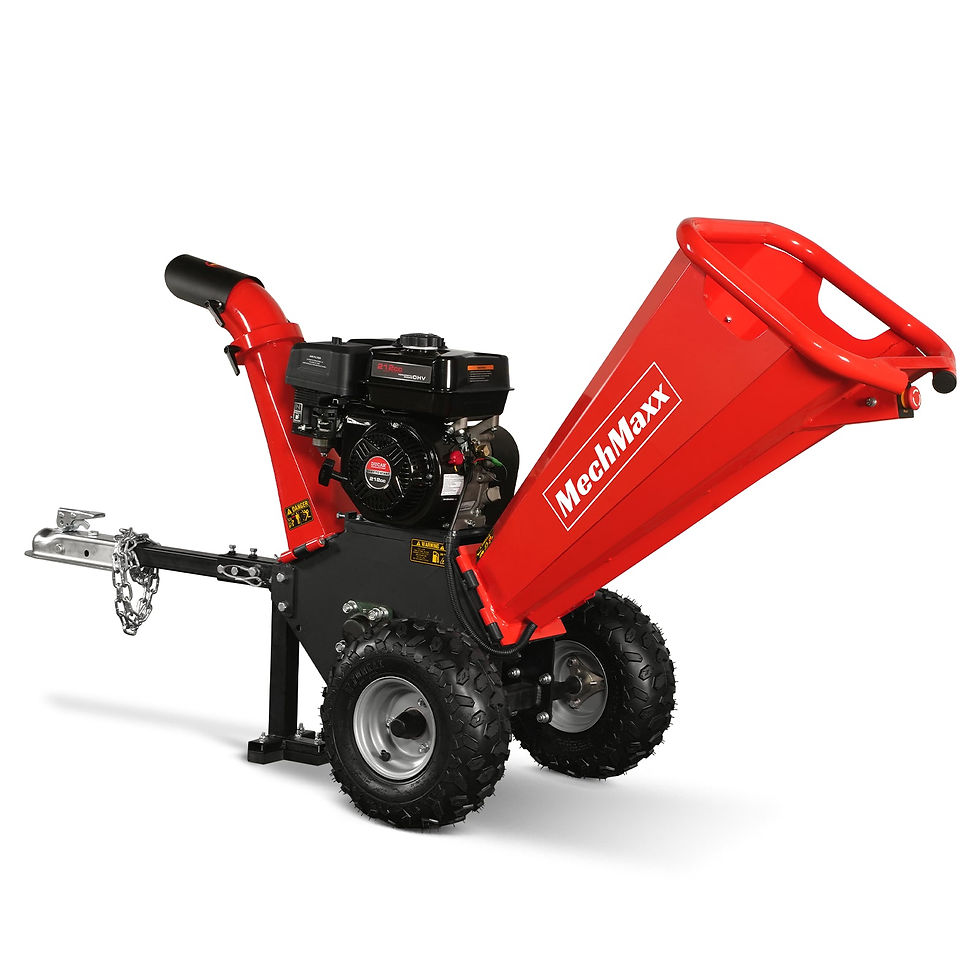 Thumbnail: 4 inch DUCAR 212cc 7hp Gas Engine Powered Wood Chipper with Towbar,  GS650