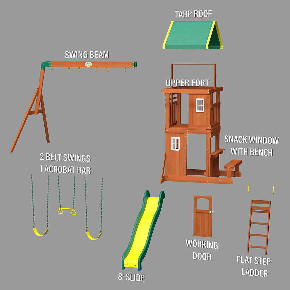 Thumbnail: Oakmont Swing Set - Backyard Discovery