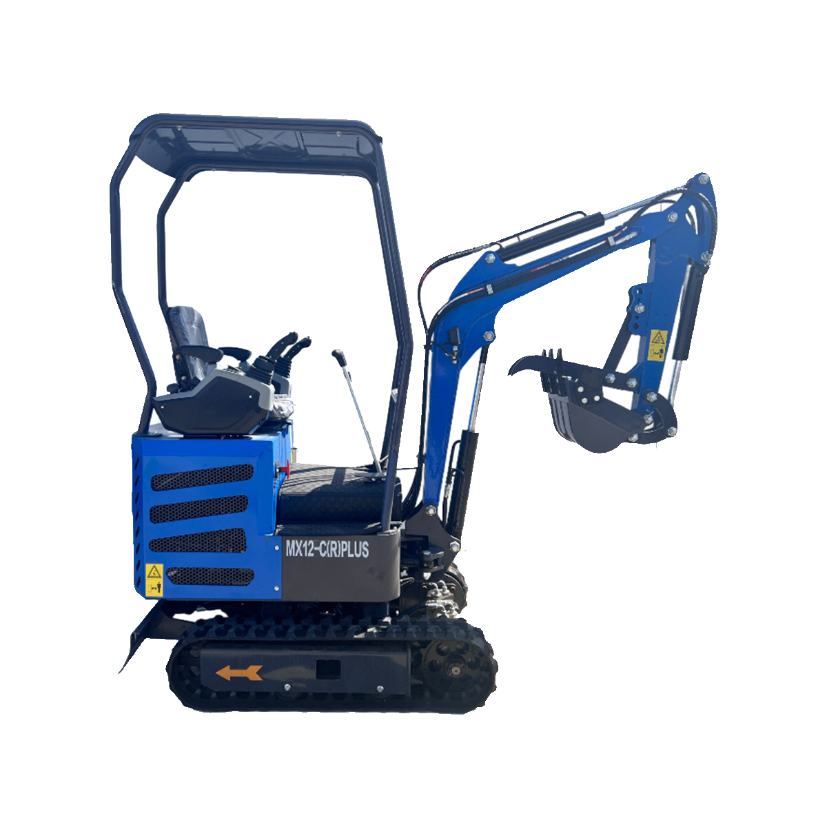 1 Ton Fuel Injected Engine Mini Excavator w/ Side Swing Boom and Pilot Control |