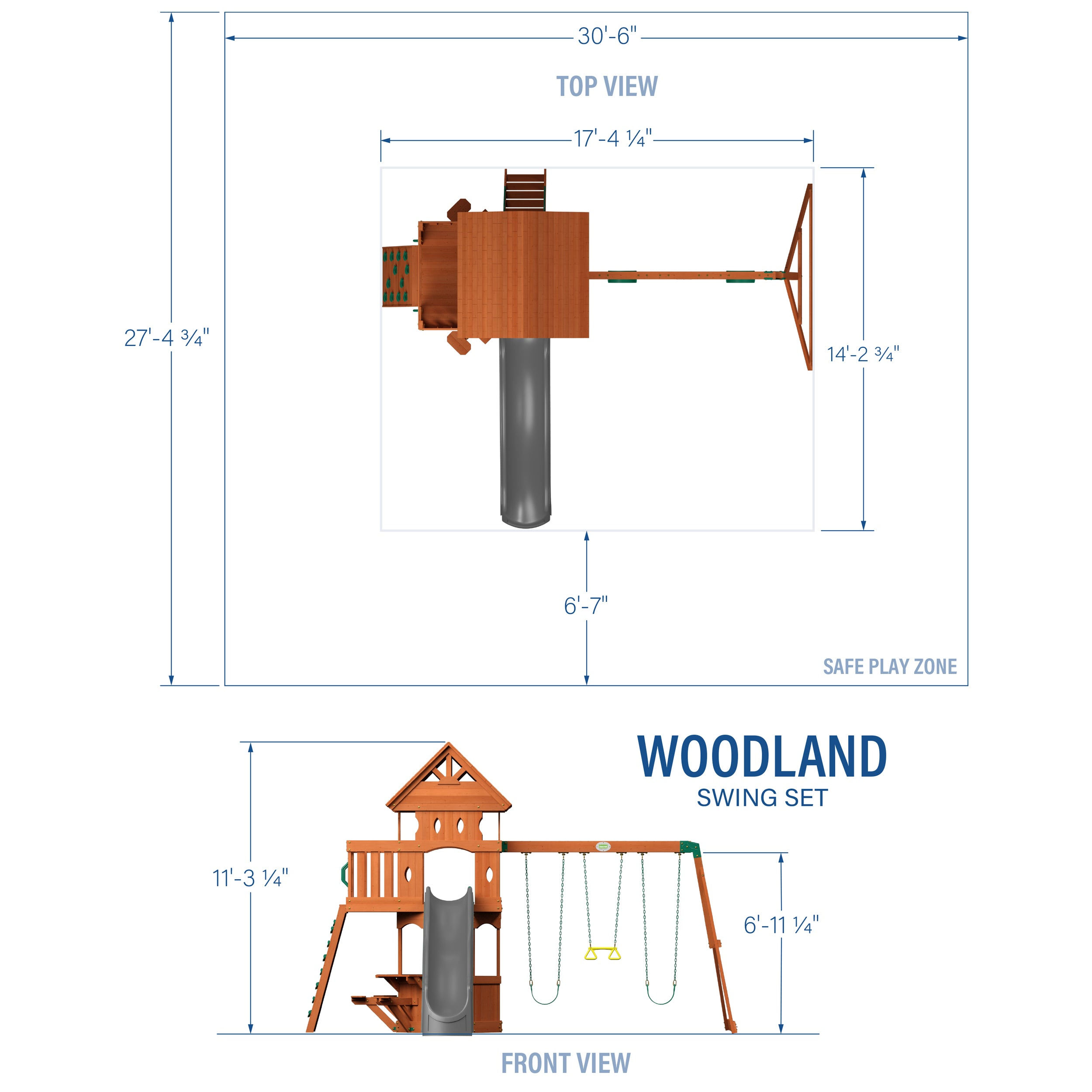 Woodland Swing Set - Backyard Discovery